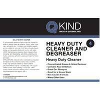 QKIND Heavy Duty  Cleaner Degreaser 750mL Labelled Bottled with Trigger - Empty