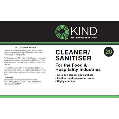 QKIND Cleaner Sanitiser 5L