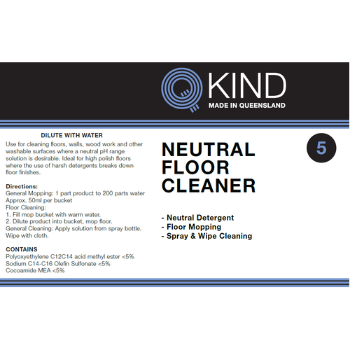 QKIND Neutral Floor Cleaner 20L