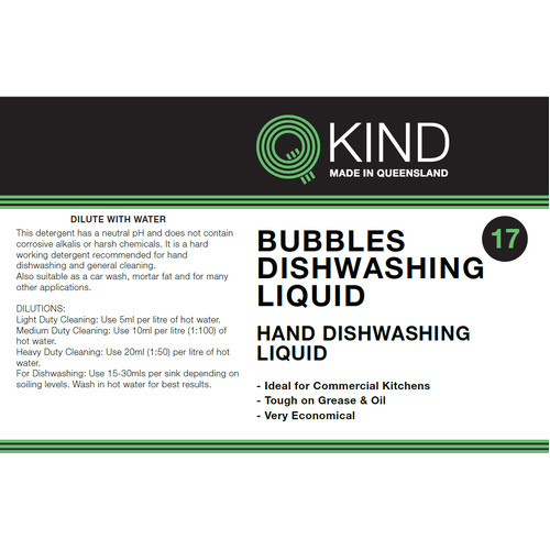 QKIND Bubbles Dishwashing Liquid 5L